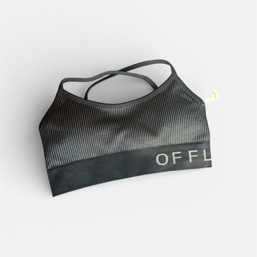 OFFLINE by Aerie Logo Strappy Back Sports Bra